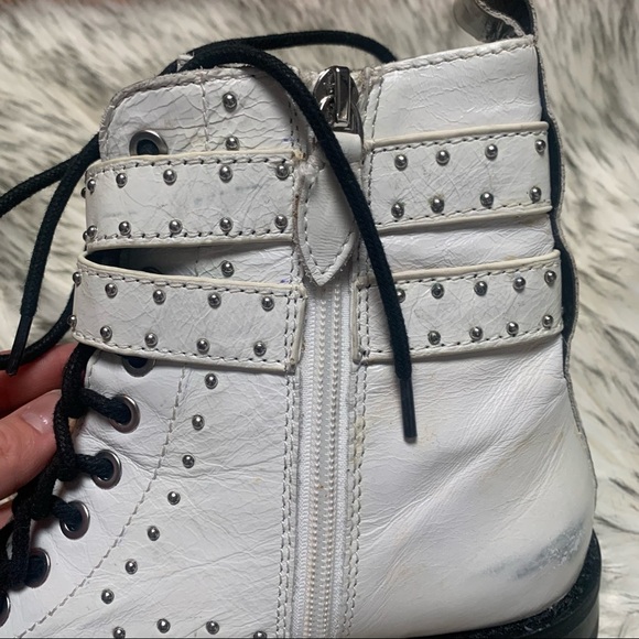 Rebecca Minkoff Jaiden stud combat boots size 8.5 - Picture 9 of 16